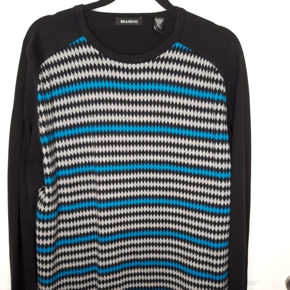 Brandini Other - Brandini Diamond Pattern Men's Sweater - Sz:  XXL